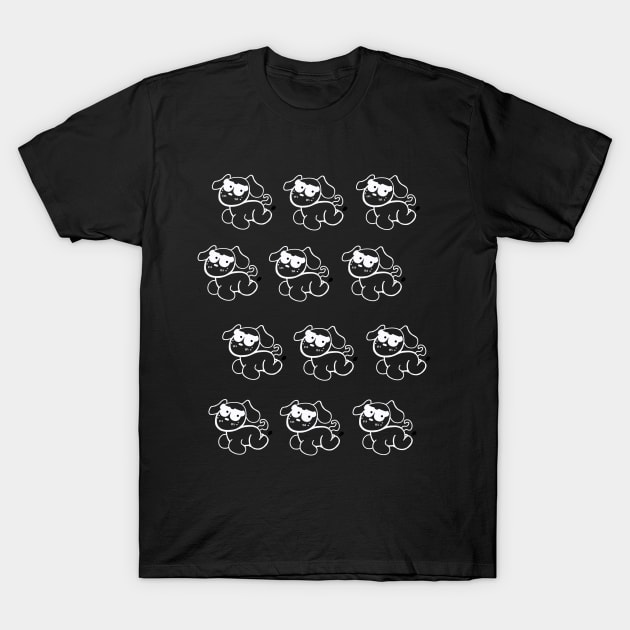 Runaway Dog T-Shirt by Clarmeleon